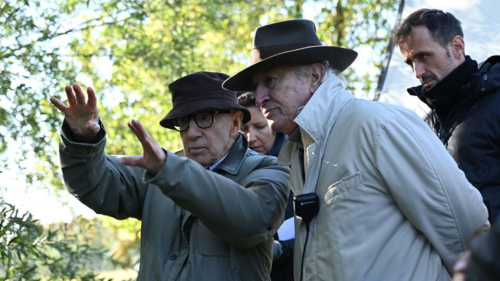 Woody Allen Dirigindo Cenas De Golpe De Sorte Em Paris