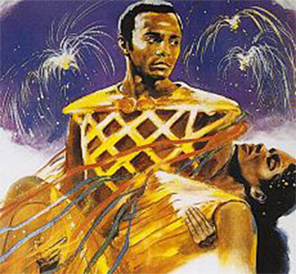 Cena de “orfeu do carnaval” filme de marcel camus.