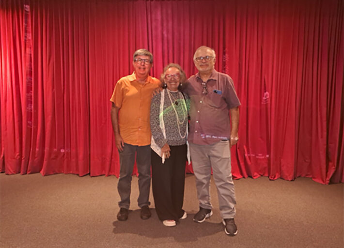 Diretoria da apc prestigiou a inauguração do novo espaço de cinrema.