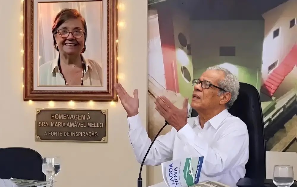 Historiador Zé Octávio homenageia sua esposa Maria Amável.