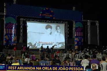 Fest Aruanda na praia de Tambaú.