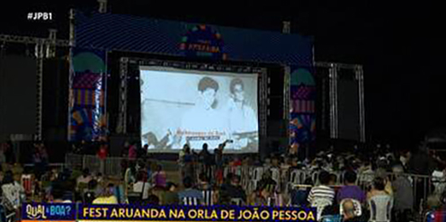 Fest Aruanda na praia de Tambaú.